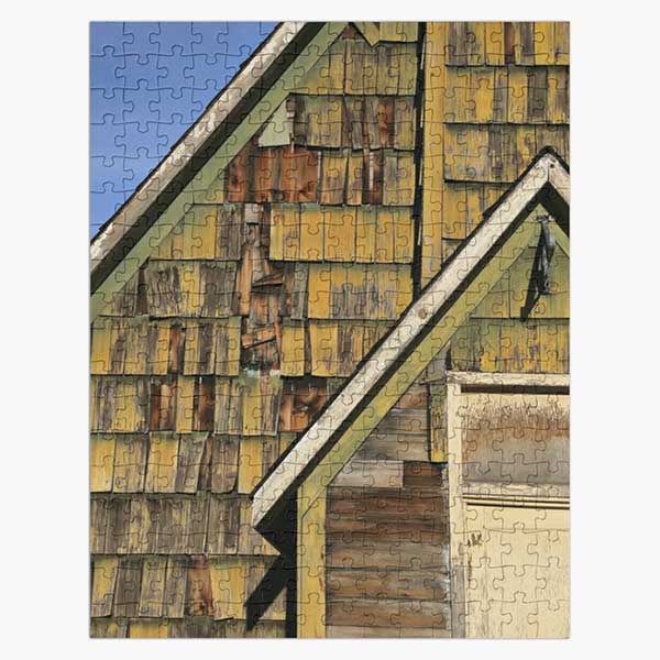 Old Church at Spences Bridge Architecture Abstract Puzzle