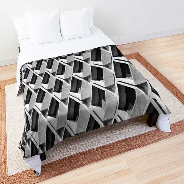 Transamerica Pyramid Abstract Comforter