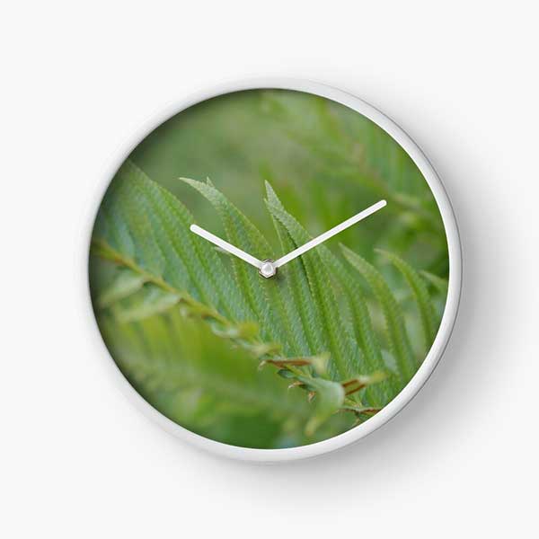 Vitality Nature Abstract Clock