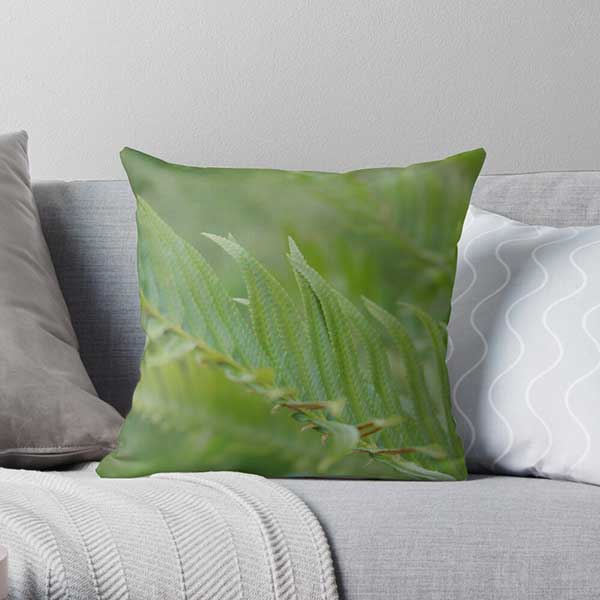 Vitality Nature Abstract Pillow