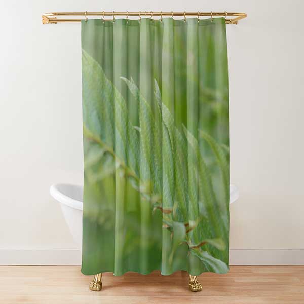 Vitality Nature Abstract Shower Curtain